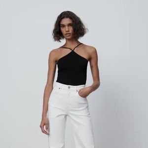 Zara cut out knit top